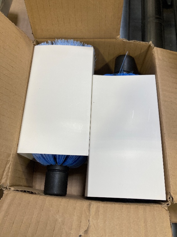 Photo 1 of 2 Pack Screw on Webster Cobweb Duster Head for Pole,Spider Web Remover Brush, Cobweb Duster Head Attachment,Fits Standard 3/4 inch Threaded Poles(Big, Blue)