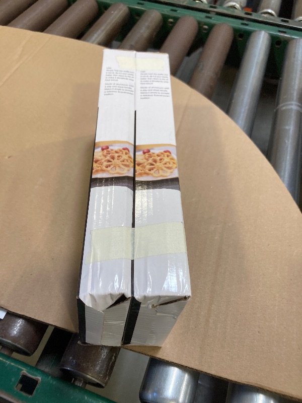 Photo 1 of 2PCS Bunuelos Mold with Handle, 4.8 Inch Cake Cookie Maker Cooking Stamp Maker Kit, Detachable Rosette Maker Funnel Cake Tool Mold for Kitchen Baking Cooking (Silver)