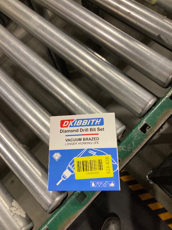 Photo 1 of 10pc Dry Diamond Core Drill Bits Set, Tile Drill bits for Ceramic Porcelain Marble Granite Stone Glass, Integrated Coolant for Dry Drilling, Round Shank, Size 3/16" 1/4" 5/16" 3/8" 1/2" 9/16" 5/8"