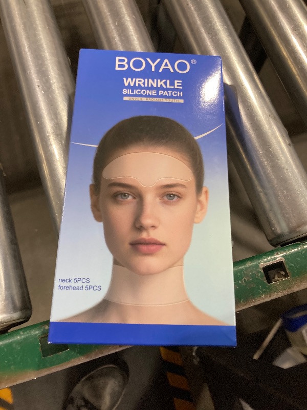 Photo 1 of 10PCS Forehead & Neck Wrinkle Patches Set. Reusable Night Silicone Anti-Wrinkle Patches, Effectively Locks in Moisture, Improves Wrinkles and Restores Skin Firmness.(3-5 Month Supply)
