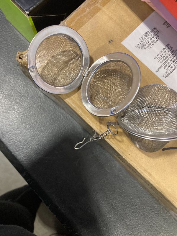 Photo 1 of 2PCS Premium Tea Infusers for Loose Leaf Tea - Upgraded Tea Strainers and Tea Balls for Flavoring Herbal Spices and Seasonings