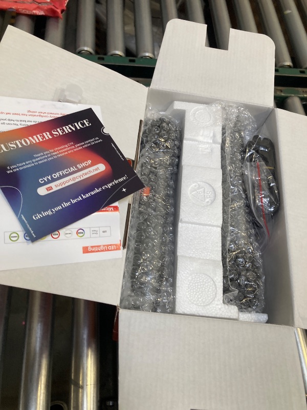 Photo 1 of Karaoke Machine, Portable Bluetooth Speaker with 2 Wireless Microphones for Adults & Kids with Lights, Karaoke Microphone with PA System Supports USB/TF/FM/AUX for Home Party Home System Packages