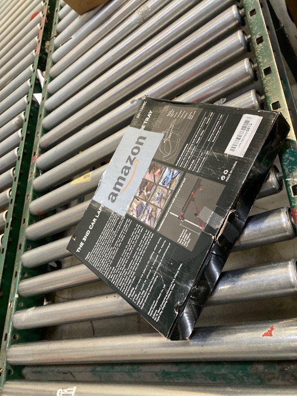 Photo 1 of 2 in 1 Car Steering Wheel Tray / Back Seat Headrest Tray for Eating Food Drink and Writing Laptop Work, XERGUR Black Car Desk