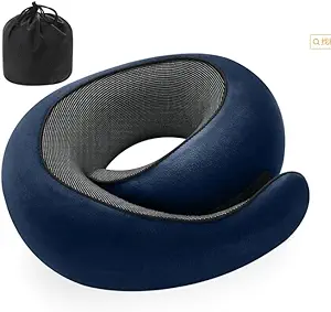 View 1 of 2024 New Memory Foam Travel Pillow for Airplanes,Neck Pillow for Traveling,Neck Plus Travel Pillow,Neck Plus Travel Neck Pillow