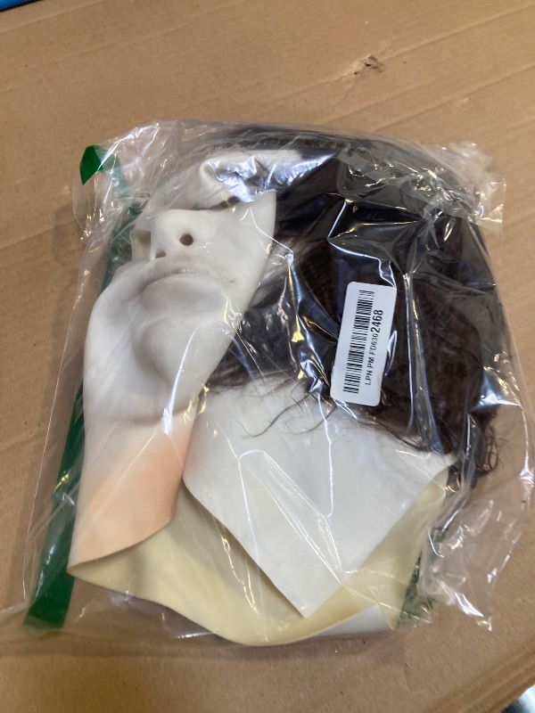 Photo 1 of Tedlor Scary Halloween Mask With Classic Knife - Realistic Horror White halloween Cosplay Mask (White)