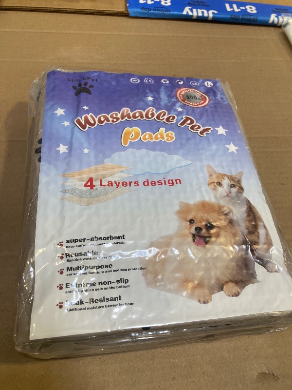 Photo 1 of 2Pack Washable Pet Pads 36"x41"