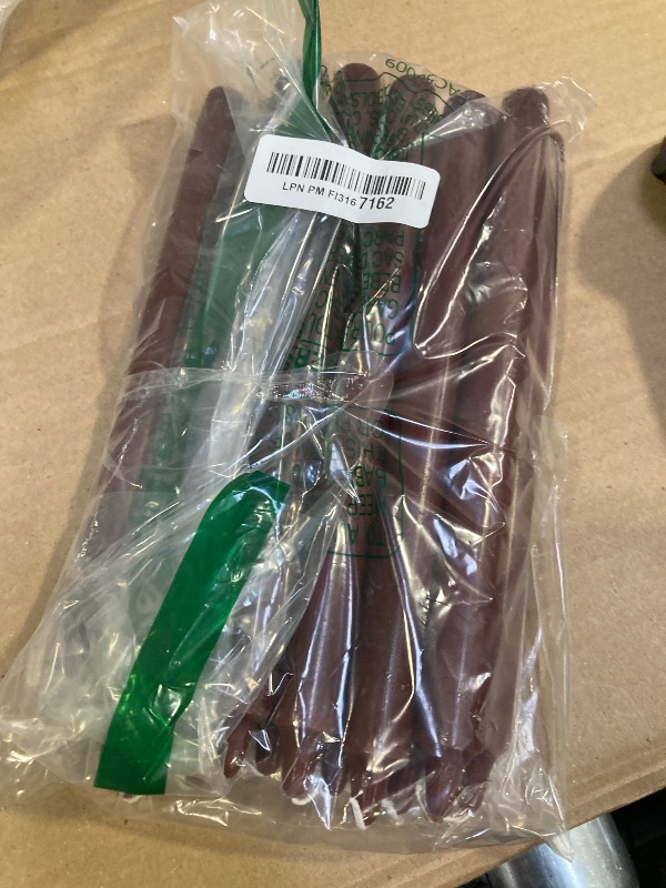 Photo 1 of 10 Inch Brown Straight Taper Candles