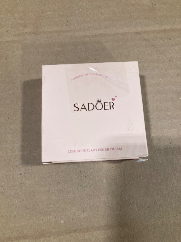 Photo 1 of 2 In 1 Cushion Foundation Makeup Double Layer Air Cushion BB Cream & Oil-Control Setting Powder, Concealer Full Coverage, Long-Lasting and Even For All Skin Types (Natural)