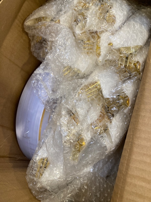 Photo 1 of 350 Piece Gold Dinnerware Set,-Pre Rolled Napkins with Plastic Silverware, Disposable Gold Dinnerware Set 