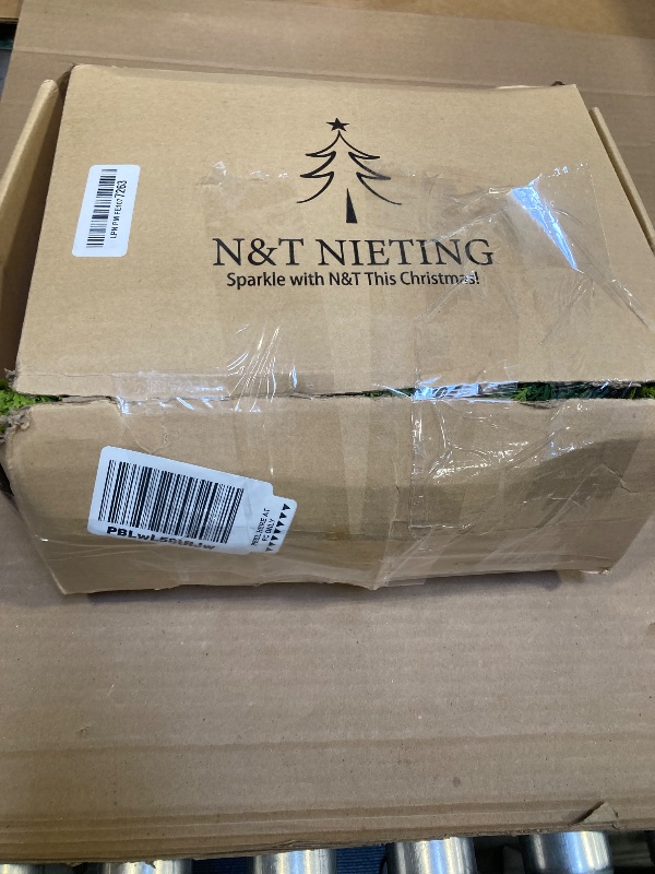 Photo 1 of 9ft Christmas Cedar Garland with Soft Thickness Pine, Artificial Green Faux Cedar Pine Garland for Mantle Fireplace Indoor Outdoor Holiday Party Home Decoration?2 Pcs?