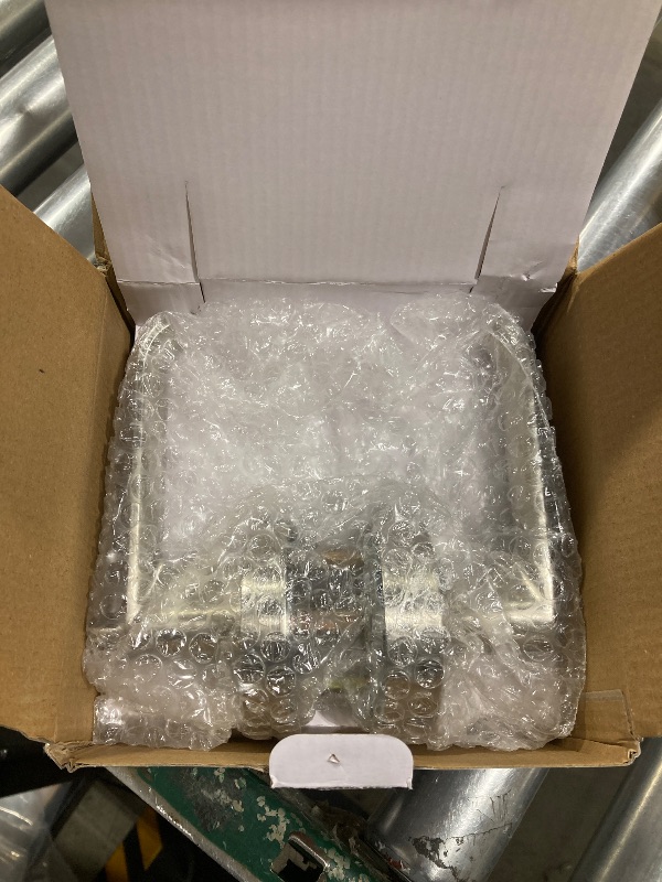 Photo 1 of Aglehome Bathroom Indicator Privacy Door Lock, Vacant Occupied Lock, Large Vacant or In-Use Door Handle, ANSI Grade 2 Commercial Grade, Satin Chrome