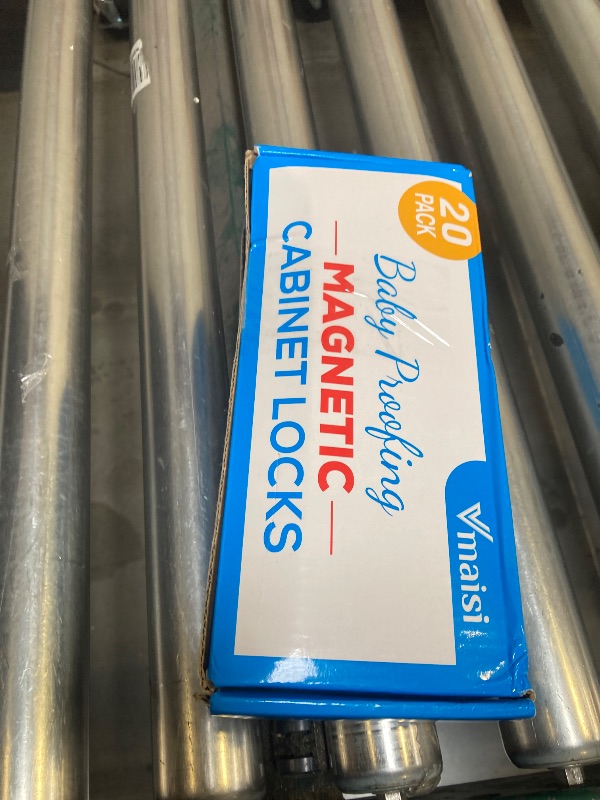 Photo 1 of 20 Pack Magnetic Cabinet Locks Baby Proofing - Vmaisi Children Proof Cupboard Drawers Latches - Adhesive Easy Installation