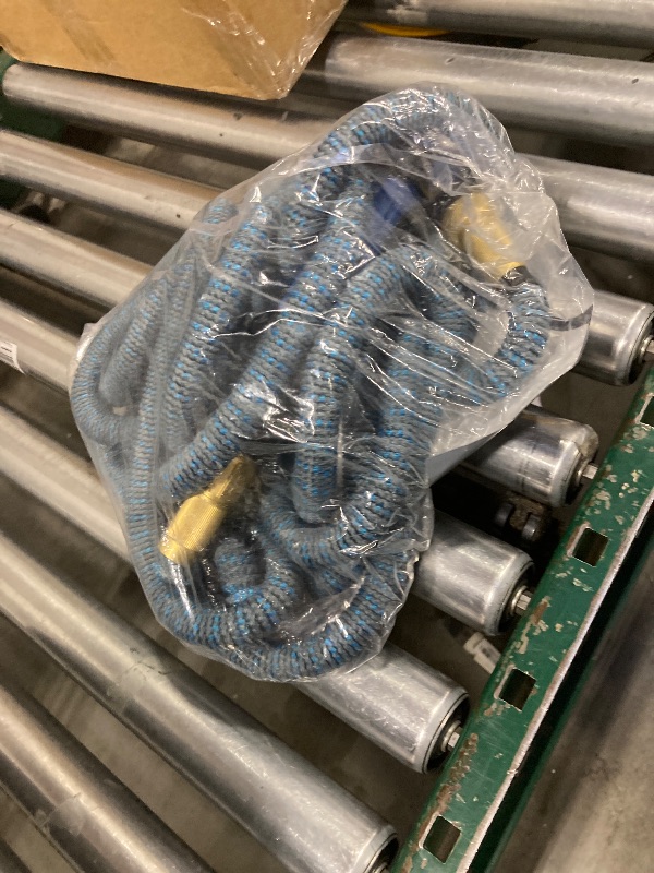 Photo 1 of 50 FT Expandable Garden Hose -2025 Newly Upgraded Durable Latex Core,3/4 Brass Connector and 10 Functions Spray Nozzle, Extra Strength Fabric, Leak-proof, Lightweight, Kink-free Expanding Water Hoses