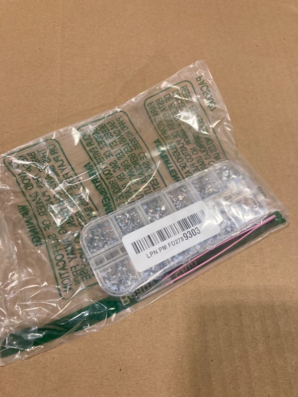 Photo 1 of 2000 Pcs Mini Nail Stones and Gems, Nail Crystal Multi Shape Small Nail Art Gems, Flatback Nail Gems Rhinestones, Heart Star Flower Tiny Diamond Nail Stones for Nail Art Crafts Clothing Makeup