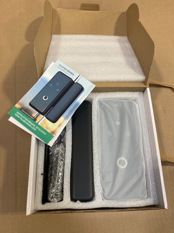 Photo 1 of wisuwore Smart Glass Door Lock 3D Face, FingerprintTuya APP PasswordCardKey Five in One WiFi Lock for Frameless Double Glass Door