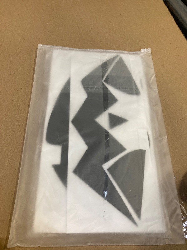 Photo 1 of 6 Sheets Halloween Adhesive Felt Sticker Pumpkin Ghost Stickers Classic Pumpkin Expressions Face Clothes Stickers Decoration Style Felt Pad for Halloween DIY Projects Costume Party Decor(Black)