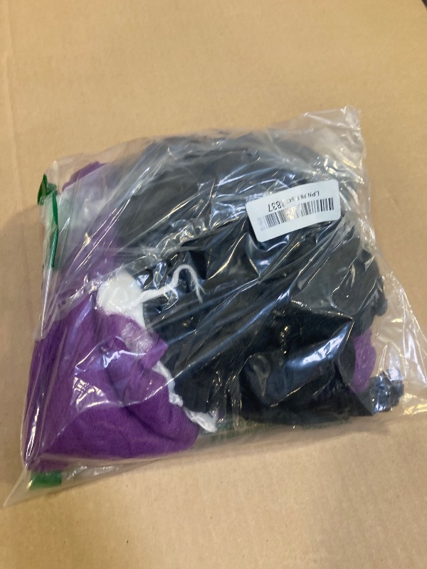 Photo 1 of AHEONLAR 8 Pack Halloween Creepy Cloth 30x72 Inch Black White Purple Spooky Fabric Cloth Indoor Outdoor Halloween Decorations for Party Supplies, Home Wall, Doorway, Yard