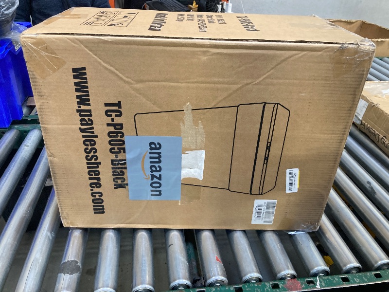 Photo 1 of 13 Gallon Trash Can Automatic Kitchen Trash Can Touch Free High-Capacity Garbage Can with Lid for Bedroom Bathroom Home Office 50 Liter (Black, 1) (1, Black)