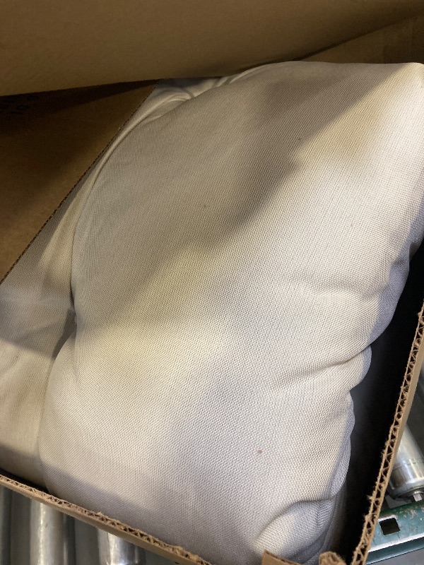 Photo 1 of SUNROX LokGrip Non Slip Tufted Memory Foam Bench Cushion, FadeShield Water Resistant Durable Thicken Outdoor/Indoor Bench Seat Pads 42x16x4 inch, Cream