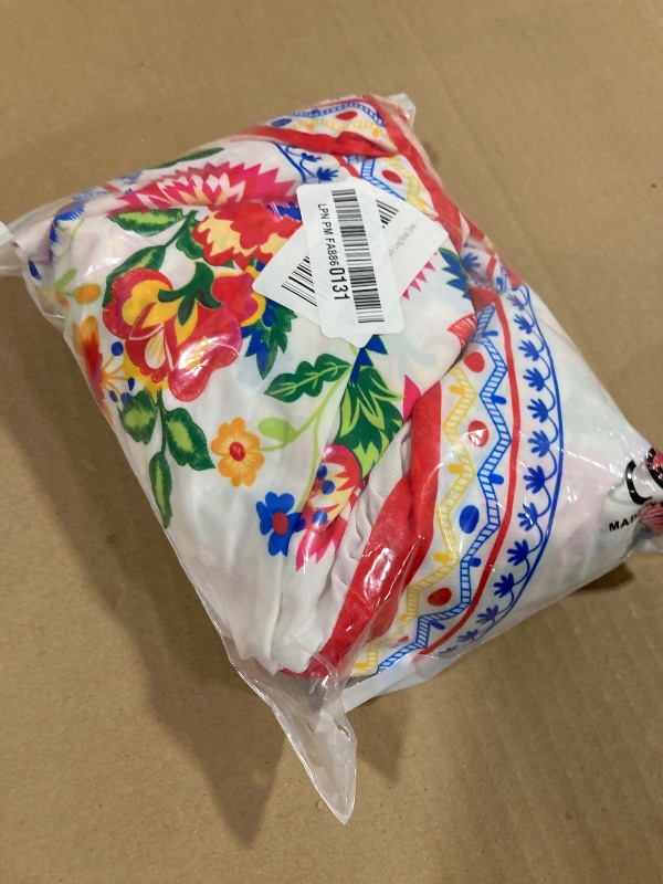 Photo 1 of ACOSAP Women's Mexican Dress Summer Floral Print Off The Shoulder Sleeveless Beach Long Maxi Dress