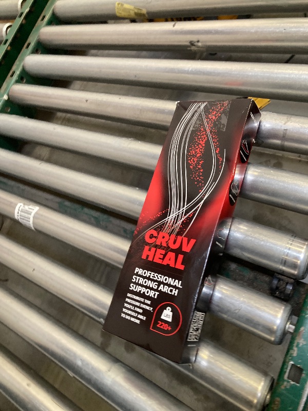 Photo 1 of 220+ lbs Plantar Fasciitis High Arch Support Insoles Men Women - Orthotic Shoe Inserts - Boot Work Shoe Insole (L, Black)