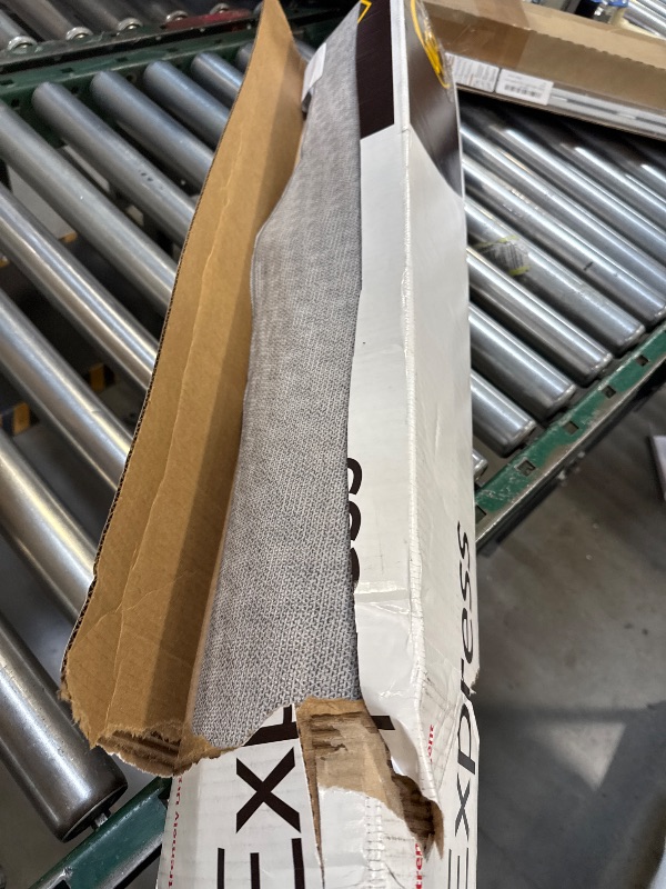 Photo 1 of 3x12 Runner Rug for Hallway Kitchen:Abstract Non Slip Washable Floor Mat for Hardwood Indoor Modern Runner Rugs with Rubber Backing Soft Carpets Laundry Home Decor Bedroom Entryway (Gray Cream,3x12)