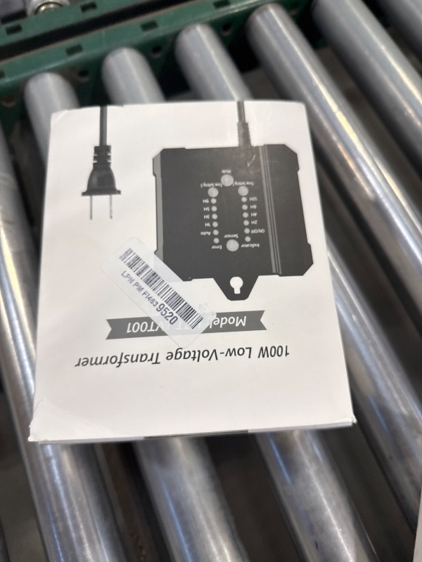 Photo 1 of 100W Outdoor Low Voltage Transformer, Outdoor Landscape Lighting Transformer with Timer and Photocell Sensor, 120V AC to 12V DC, Weatherproof, for Deck Lights, Spotlight, Pathway Light