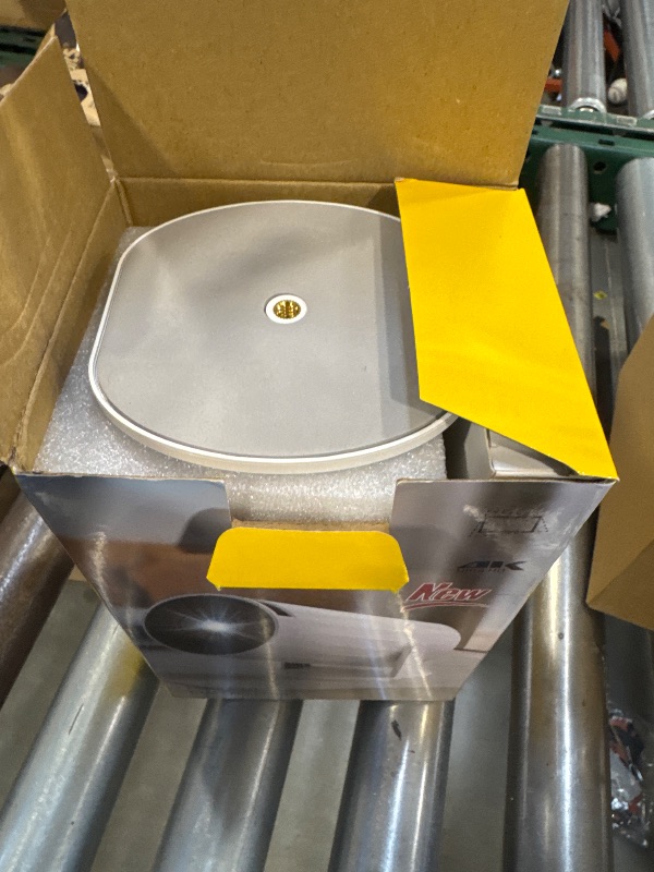 Photo 1 of WellSonic Mini Portable Projector Support 4K, 200 Ansi Outdoor & Home Movie Projector with WIFI and Bluetooth, Automatic Keystone Correction, 180°Rotatable, Compatible with HDMI USB PC Laptop