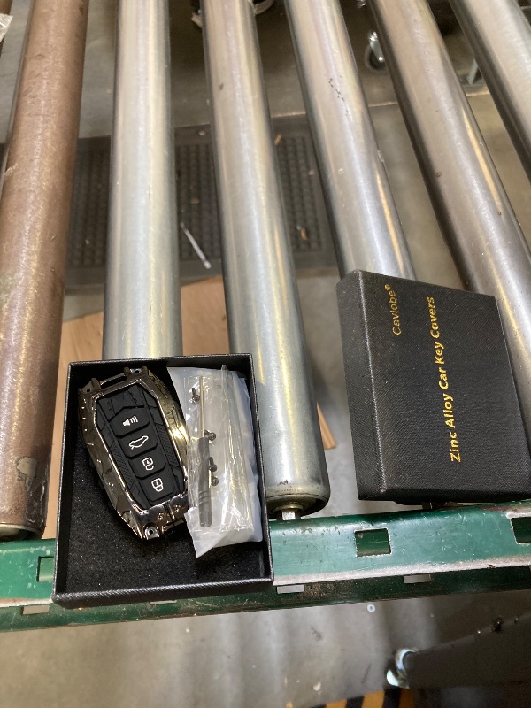 Photo 1 of Cavlobe Zinc Alloy Key Fob Cover,Keychain,Full Protection Car Key Case for Toyota Camry RAV4 Avalon TRD Corolla XSE C-HR GT86 Prius Prime Highlander 4Runner Prado Keyshell Accessories(NO.053 Black)