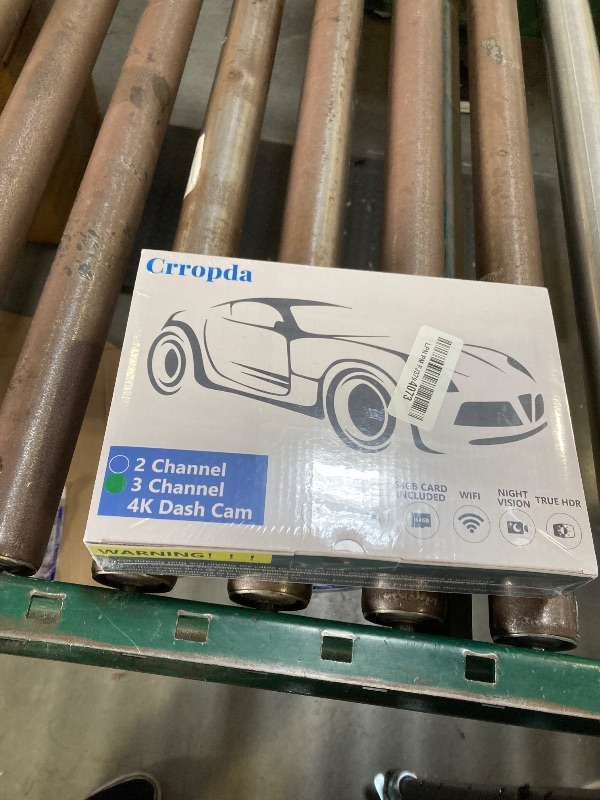 Photo 1 of 3 Channel 4K Dash Cam Front, 1080P Dash Camera Rear and Inside for Cars with 3.16 IPS Screen, 64GB Card, G-Sensor, 24Hr Parking, App Control,Loop Recording, Night Vision,Support 256GB Max