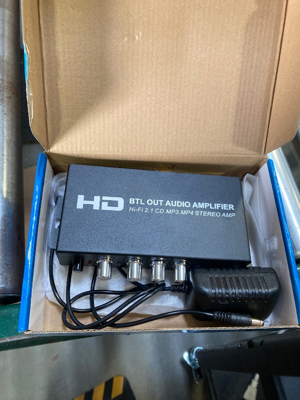 Photo 1 of Audio Power Amplifier, 2.1 Channel 80W x 2 with Subwoofer, HDMI and AUX Inputs, Treble and Bass Control, for Mobile Phones, MP3, CD Players, TVs, Computers