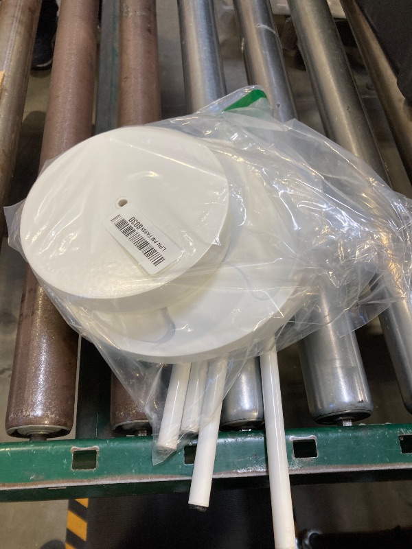 Photo 1 of 2 Pack Metal Wooden Drink Table Small Martini Cocktail Table Round Cocktail Stand Weighted Base Modern End for Small Spaces Bedroom Sofa Couch Chair Patio(White)