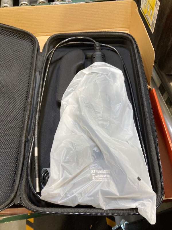 Photo 1 of 2-Way Articulating Borescope Camera with Light, 0.24 in Endoscope, 1080P HD Snake Inspection Camera, 4.3" Screen, 5FT Flexible Cable for Sewer Pipe Plumbing HVAC Automotive Wall, Video & Photo, DEERFO