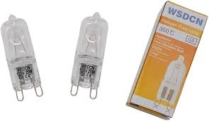 Photo 1 of 2 Pack, Fulfilled by Amazon, WSDCN G9 120 Volt 25W Halogen Oven Lamp 350°C Oven Light Bulb, Compatible Bulb for Microwave Kitchenaid W10208564 Baseless Lamp