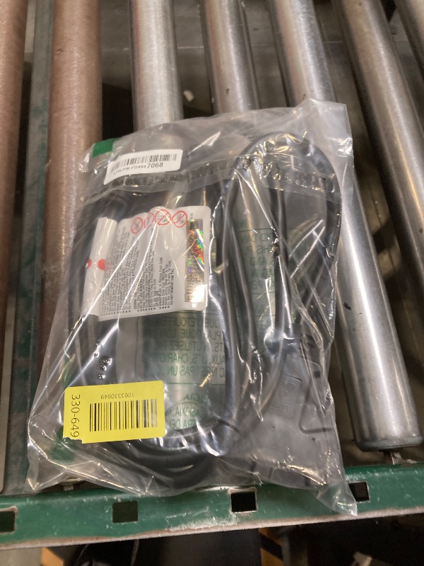 Photo 1 of 6FT 12/3 Outdoor Extension Cord, Heavy Duty 3-Outlet SJTW Indoor/Outdoor Three-Prong Power-Cord 12-Gauge Grounded 15-Amp 1875 Watts