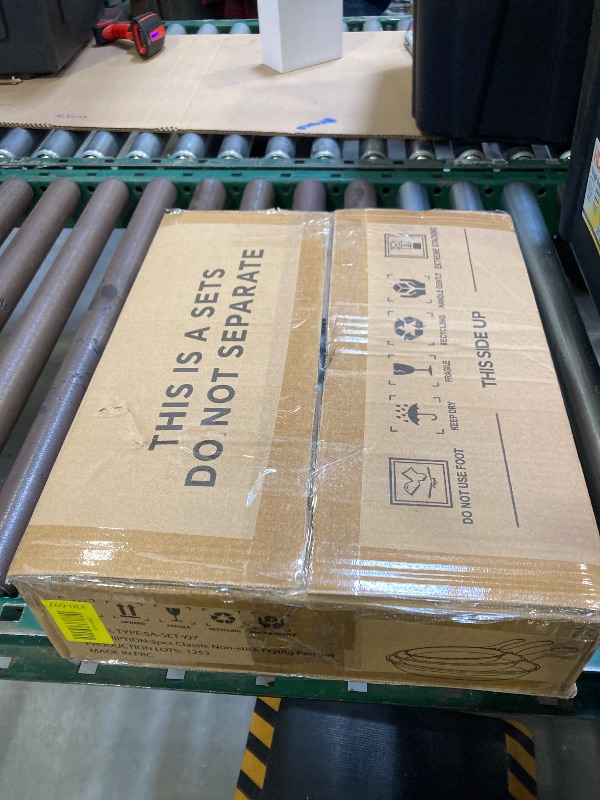 Photo 1 of *DAMAGED/USED**** SENSARTE Nonstick Frying Pan Skillets, Swiss Granite Coating Omelette Pans, Healthy Cookware Chef's Pan, Free of Intentionally Added PFOA (9.5+11+12.5 Inch)