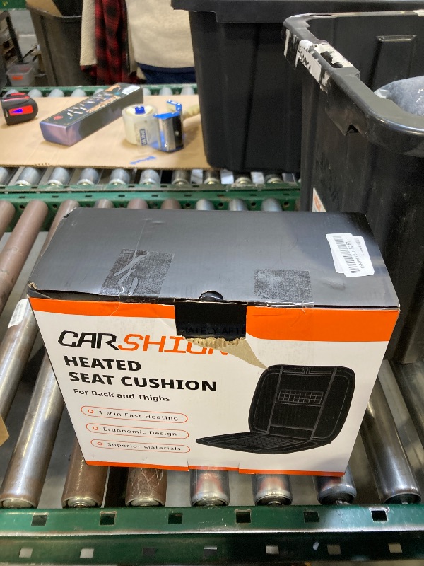 Photo 1 of CARSHION Heated Seat Cover 22“ Wide with Fast Heat Large Size Warmer for Winter