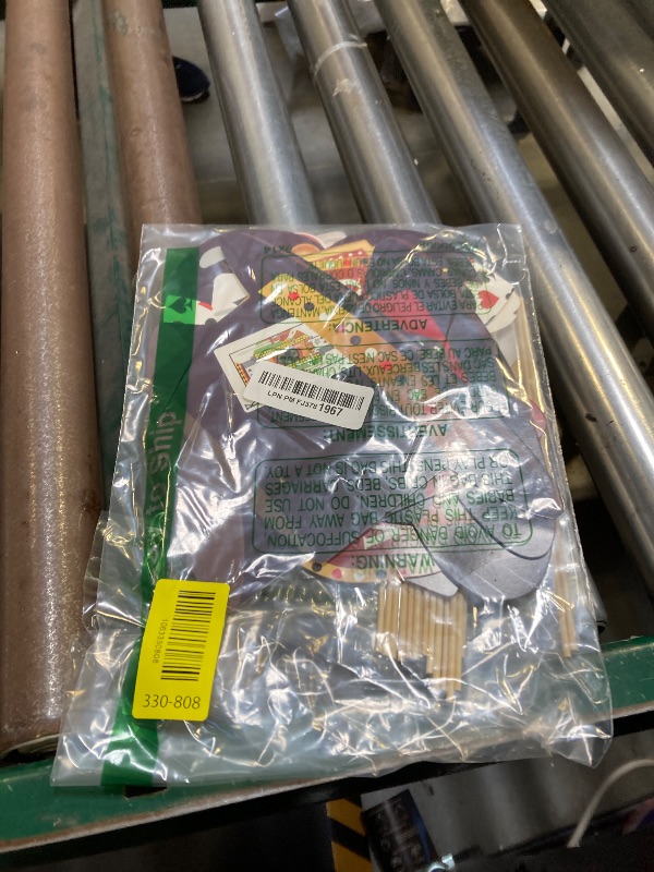 Photo 1 of 25Pcs Texas Hold'em Photo Booth Props with Stick, Las Vegas Selfie Props,777 Party Supplies,Playing Cards Theme Backdrop Decorations