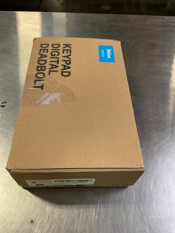 Photo 1 of Veise Keyless Entry Door Lock with 2 Lever Handles - Electronic Keypad Deadbolt, Easy Installation Digital Smart Front Door Lock Set, Satin Nickel