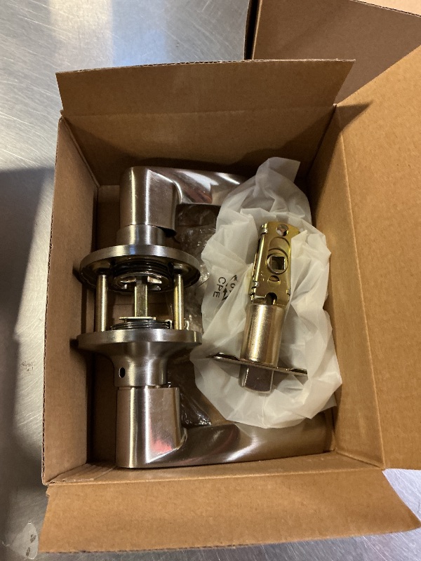 Photo 1 of Veise Keyless Entry Door Lock with 2 Lever Handles - Electronic Keypad Deadbolt, Easy Installation Digital Smart Front Door Lock Set, Satin Nickel