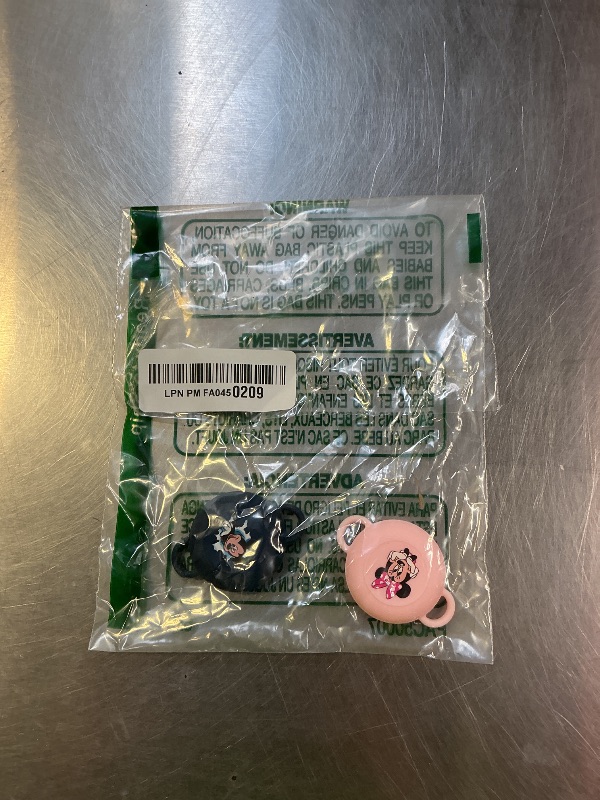 Photo 1 of [2 Pack] Kids Shoelaces & Straps Holder Only Compatible for Airtag Protective Case, Cartoon Funny Silicone Case for Children Shoes Shoestring, Waterproof Hidden Accessories?Dark Blue+Pink?