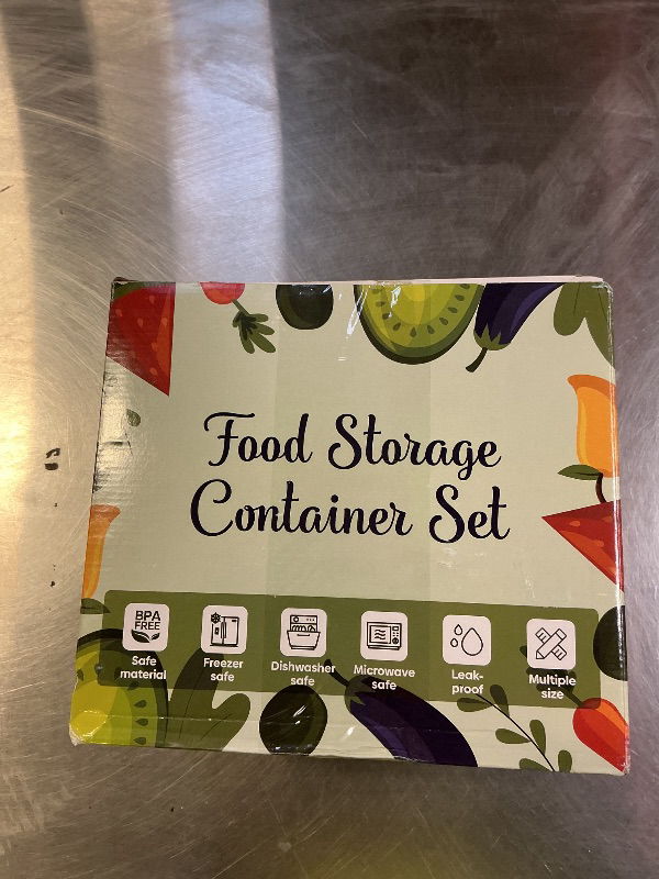 Photo 1 of 40 Piece Food Storage Containers with Lids(20 Containers & 20 Lids), BPA-Free Plastic Food Containers for Kitchen Storage and Organization, Leak Proof Meal Prep Container, Includes Labels & Pen