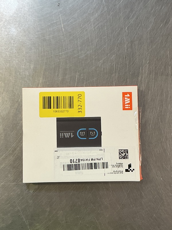 Photo 1 of 1Mii Bluetooth 5.3 Transmitter Receiver for TV to Wireless Headphones, Dual Link AptX Adaptive/Low Latency/HD Audio, Aux Adapter for Home Stereo, Airplane, Boat, Gym