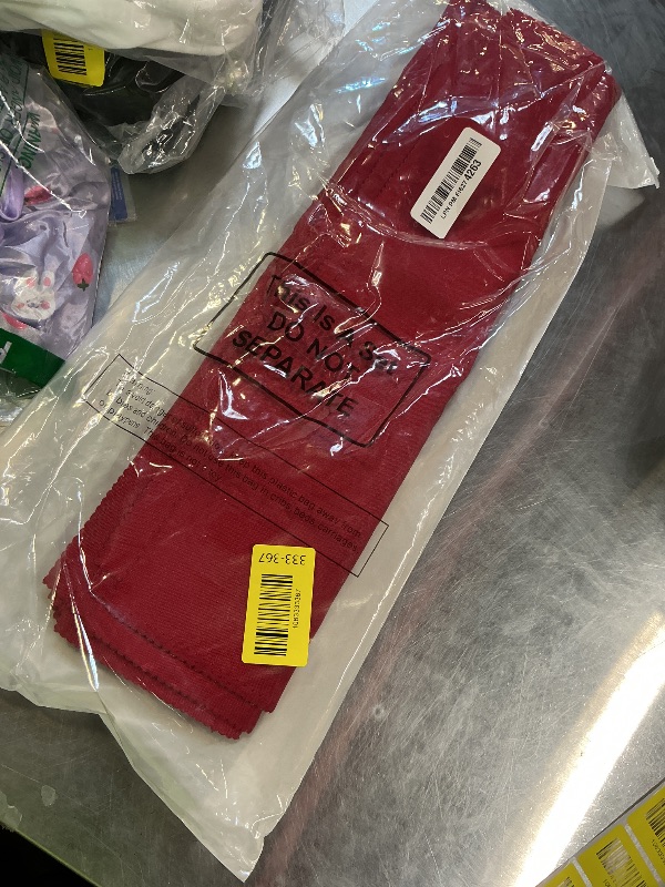 Photo 1 of 10FT Red Cheesecloth Table Runner 120 Inch Rustic Boho Gauze Cheese Cloth Table Runner for Wedding Baby Shower Bridal Shower Birthday Party Home Decorations