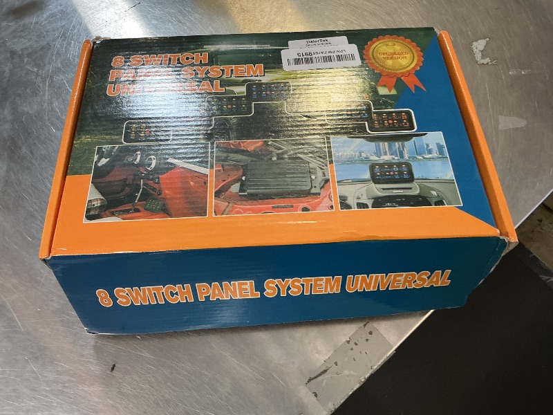 Photo 2 of DaierTek 8 Gang Switch Panel RGB LED Lighted Multi-Function Switch Pod Toggle Momentary Pulsed Touch Control Switch Panel Dimmable for Car ATV UTV Boat Marine