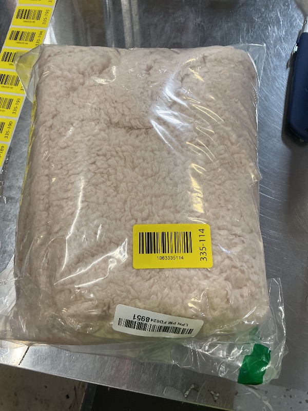 Photo 1 of 1 Pack 3 Calming Blankets Fluffy Premium Fleece Pet Blanket Soft Sherpa Throw for Dog Puppy Cat Beige Small (23" x16'')