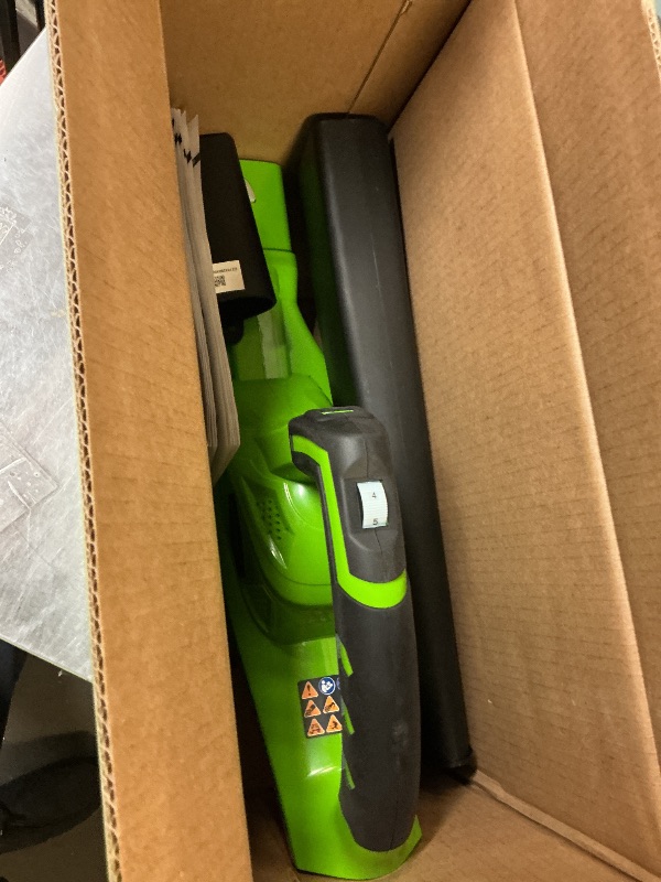 Photo 1 of Greenworks 40V (150 MPH / 130 CFM / 75+ Compatible Tools) Cordless Leaf Blower, Tool Only