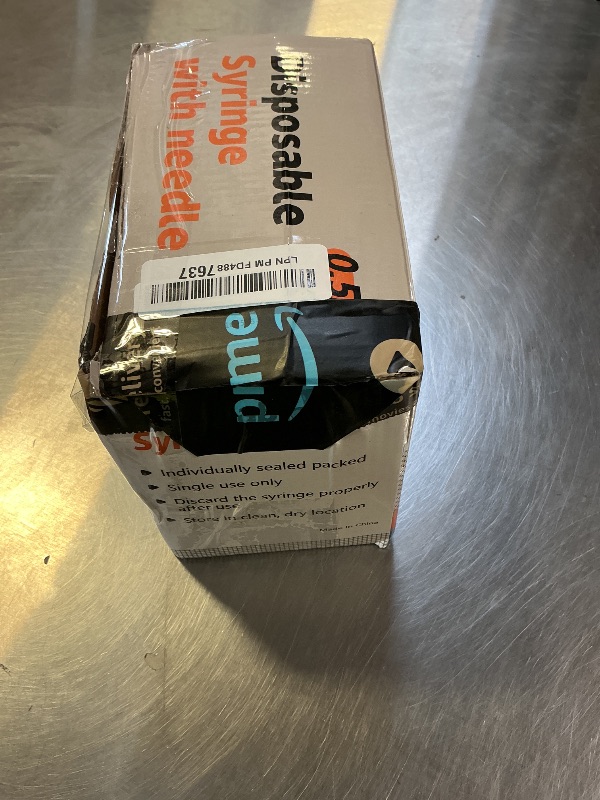 Photo 1 of 0.5ML Syringe, Lab Supplies Syringes 31G 5/16 Inch, Individually Wrapped, Pack of 100