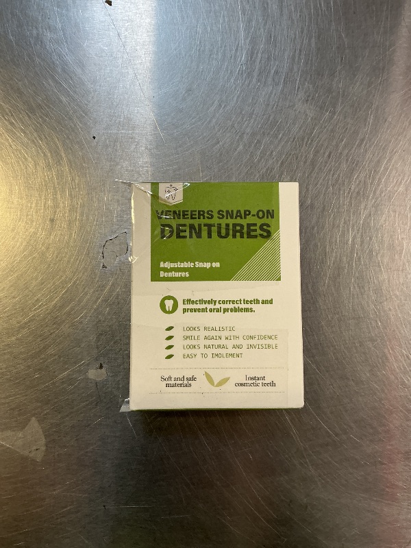 Photo 1 of 1 Pairs of Temporary Veneers Kit for Women and Men, Upper and Lower Tooth Replacement Kit, Nature and Comfortable (2PCS)