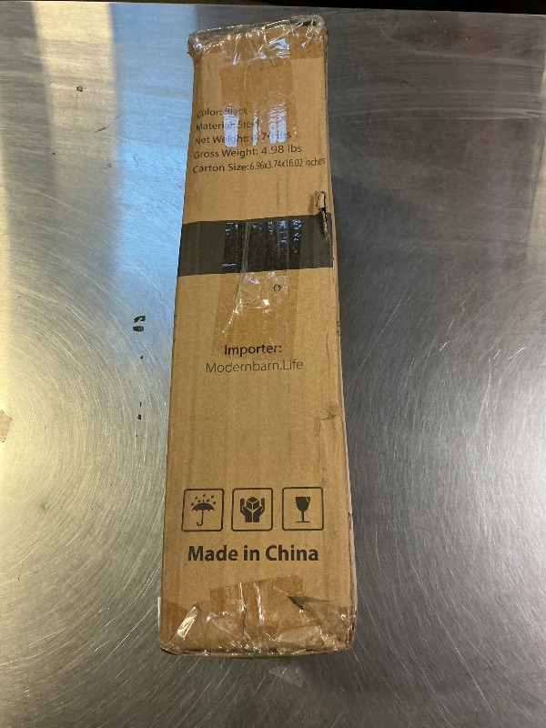 Photo 1 of **INCOMPLETE** Over The Door/Wall Mounted Towel Rack - Modern Door & Wall Towel Holder for Rolled Towels with Hair Slot Dryer & Multipurpose Cup Holder - Hanging Towel Rack for Bathroom Holds 6 Large Towels - Black